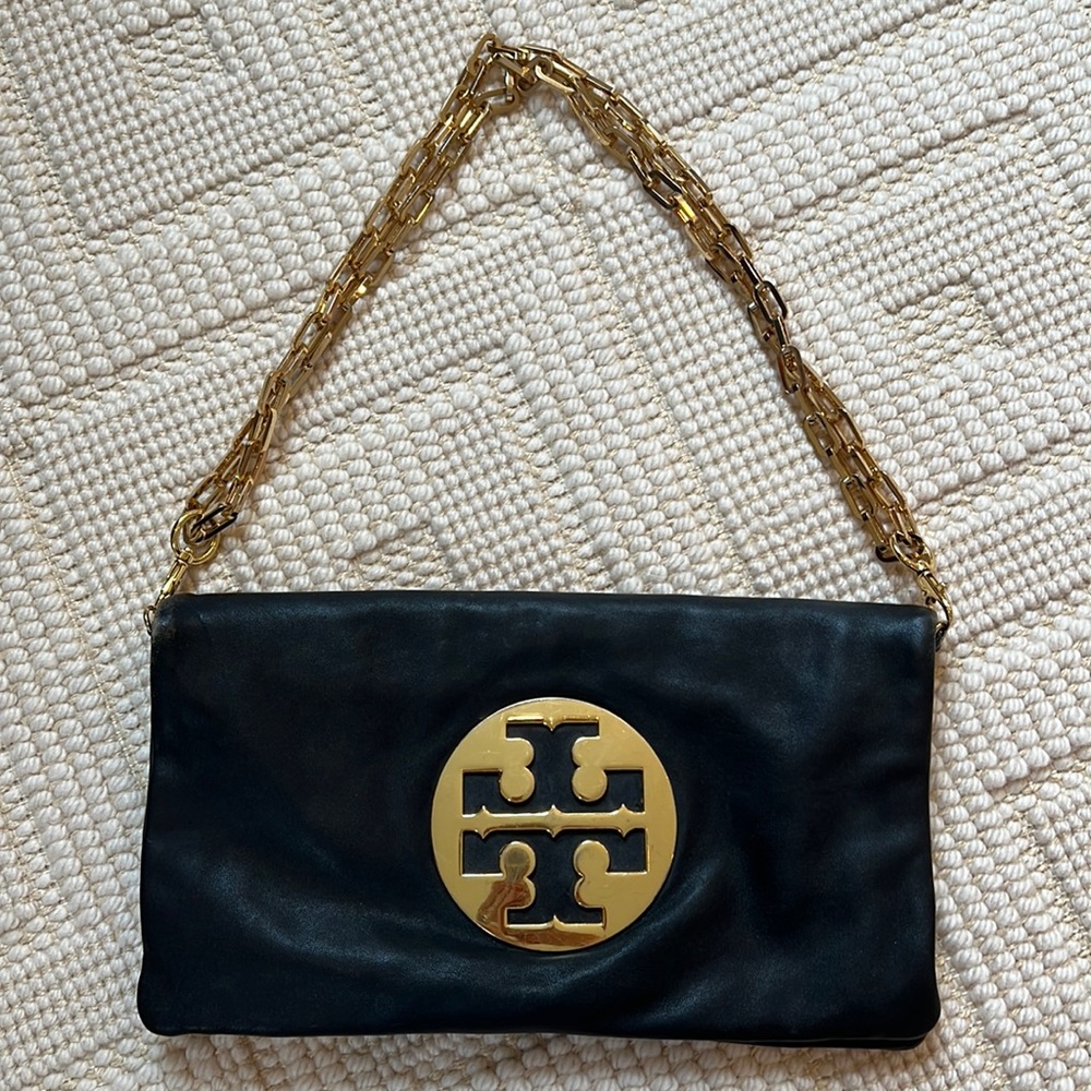 Tory Burch black leather purse